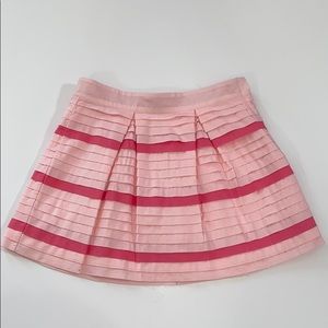 Janie and Jack Skirt pink horizontal pleated